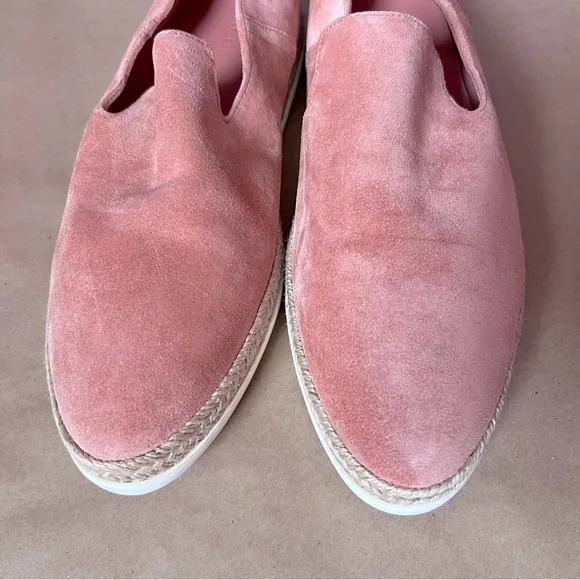 Vince Dillon Sneaker in Terracotta Rose Women’s Suede Slip Ons Size 9