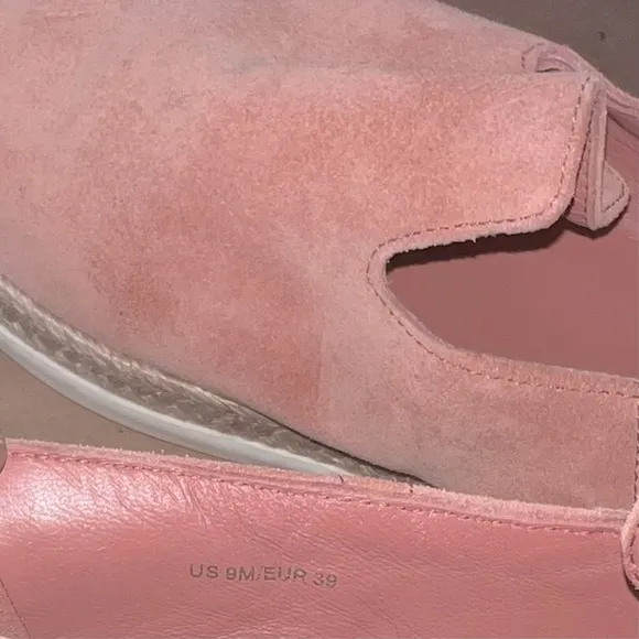 Vince Dillon Sneaker in Terracotta Rose Women’s Suede Slip Ons Size 9