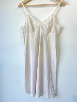 Vintage Cream Slip Dress