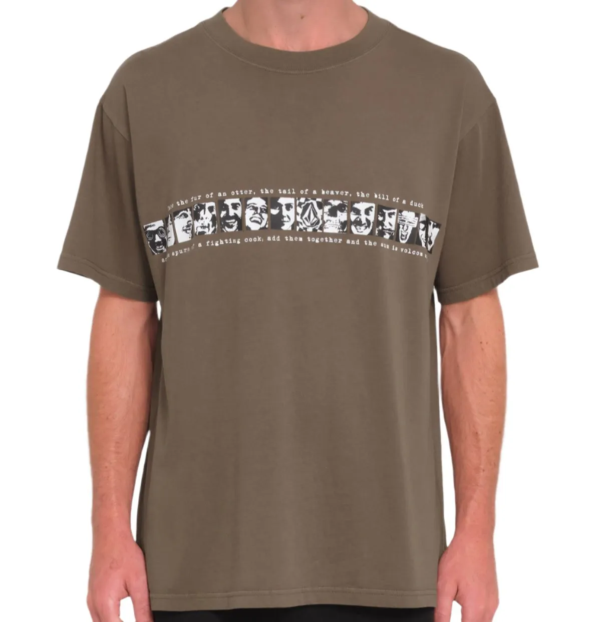 VOLCOM Skate Vitals Remy tee - Brown