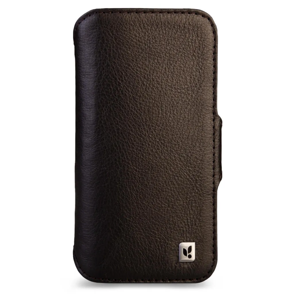 Wallet - iPhone 16 Pro Max leather case V-Mag