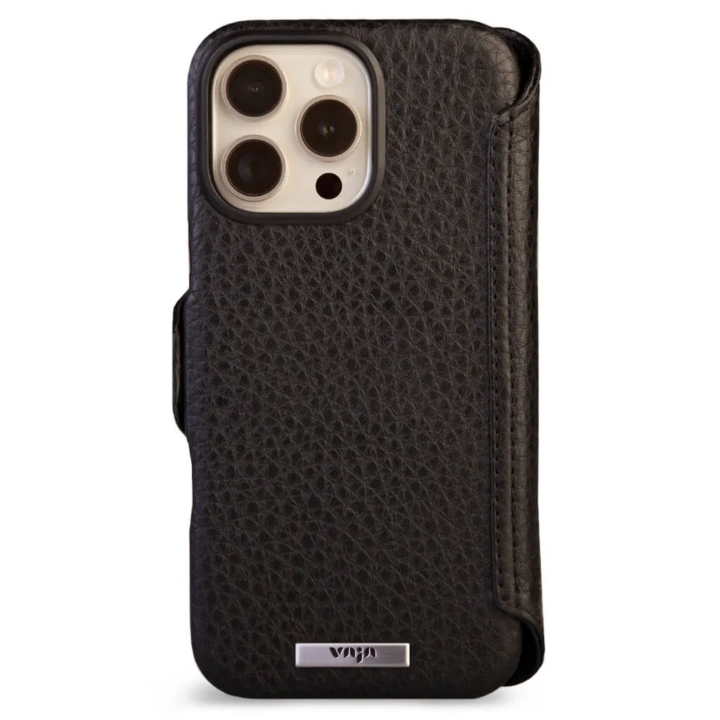 Wallet - iPhone 16 Pro Max leather case V-Mag