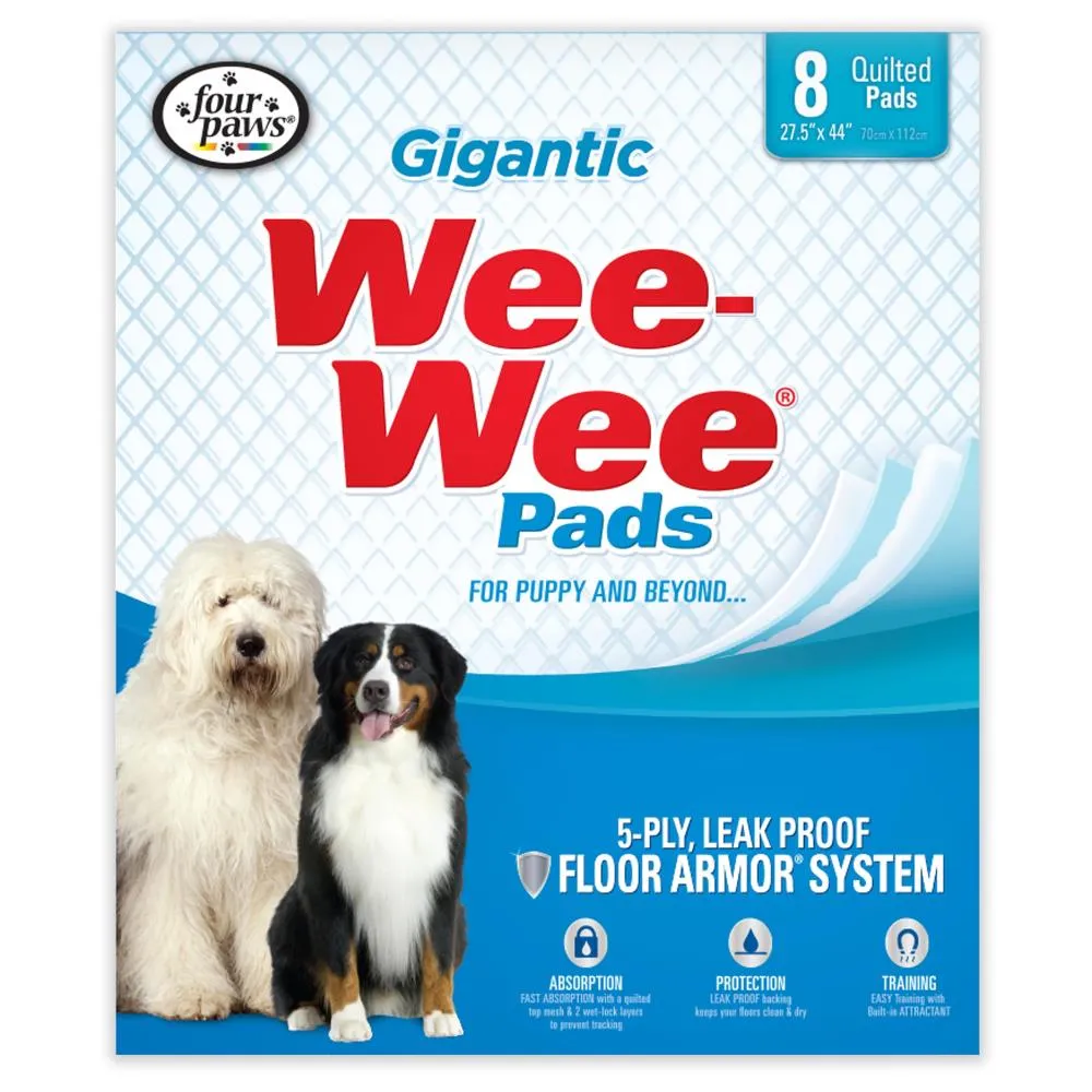 Wee-Wee Superior Performance Gigantic Pee Pads for Dogs
