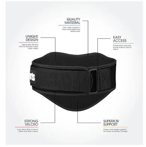 Weight Lifting Gym Fitness Deadlift Squat Workout Pull up Belt