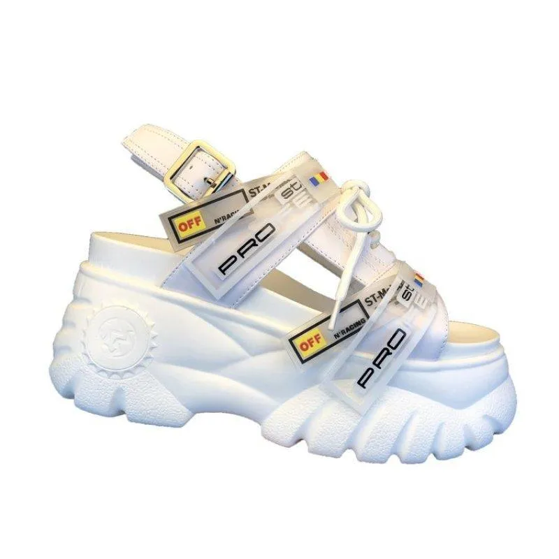 Women 8cm Wedge High Heels Shoes