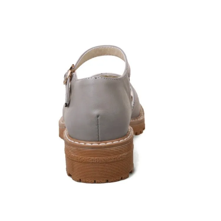 Women's Ankle Straps Covered Toe Sandals Dress Shoes for Summer 8849