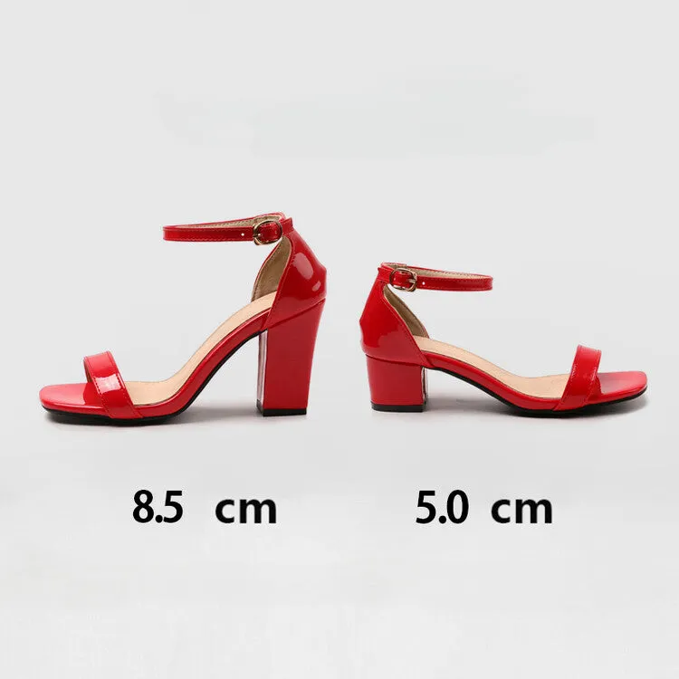 Women's Ankle Straps Sandals Dress Shoes for Summer 4113