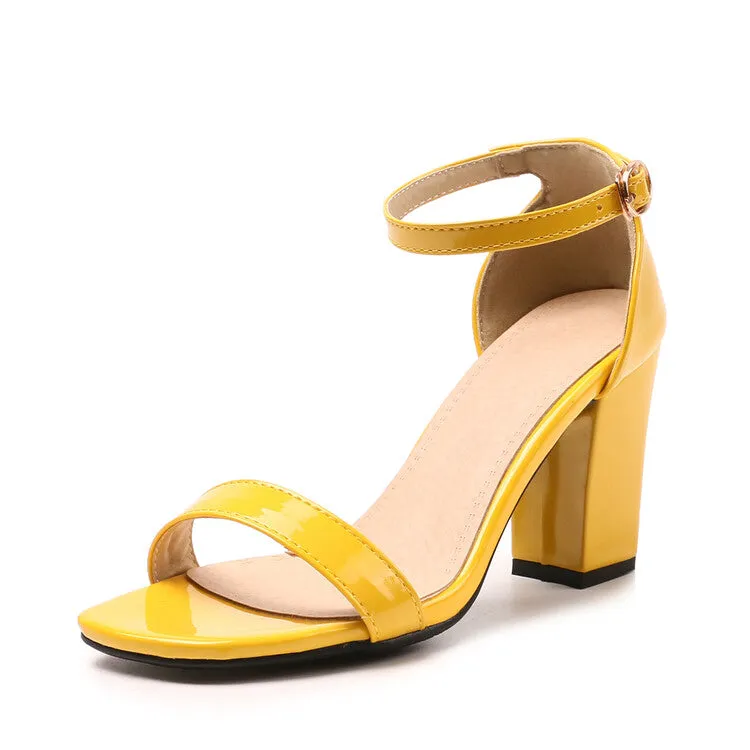 Women's Ankle Straps Sandals Dress Shoes for Summer 4113