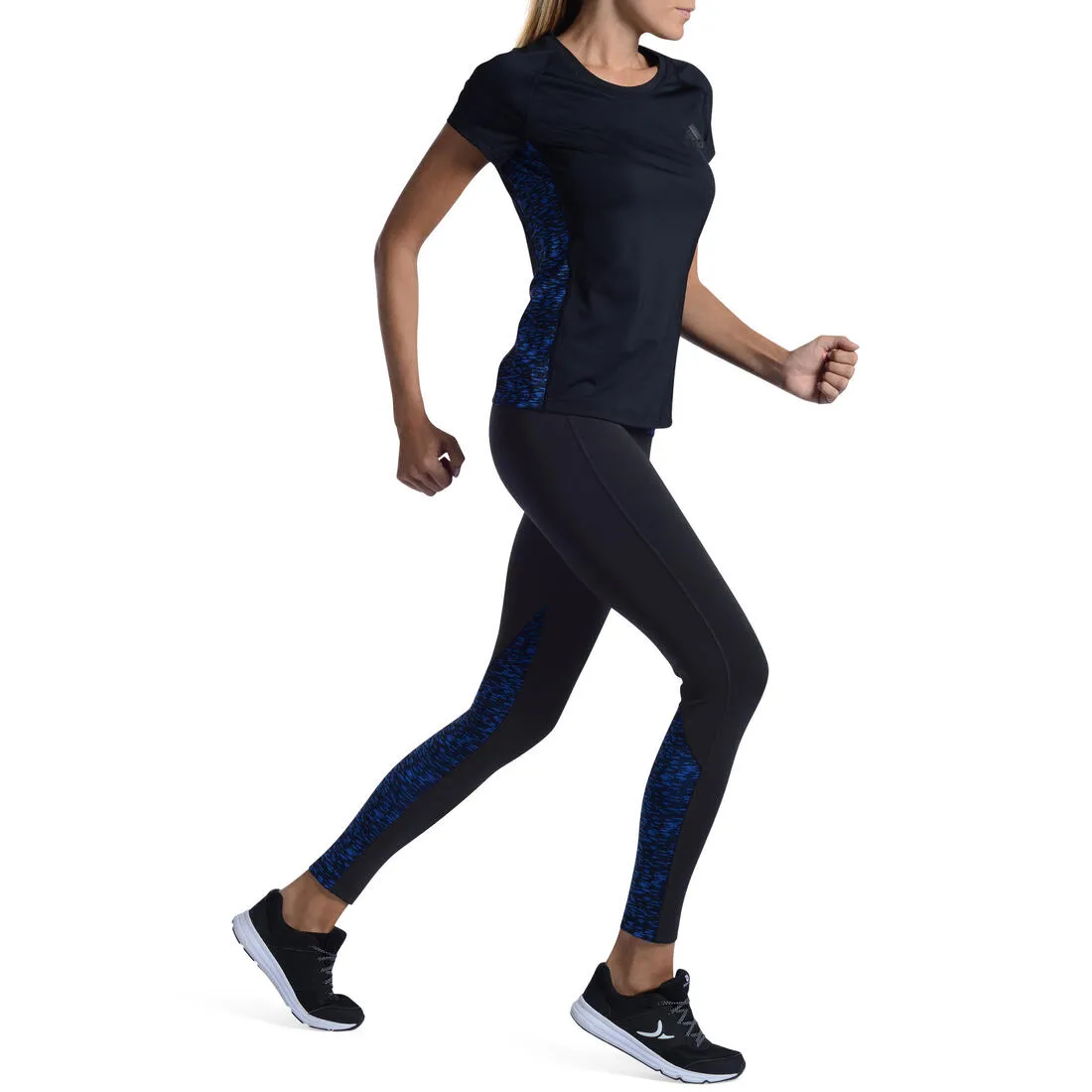 Women's Fitness Leggings - Black Print