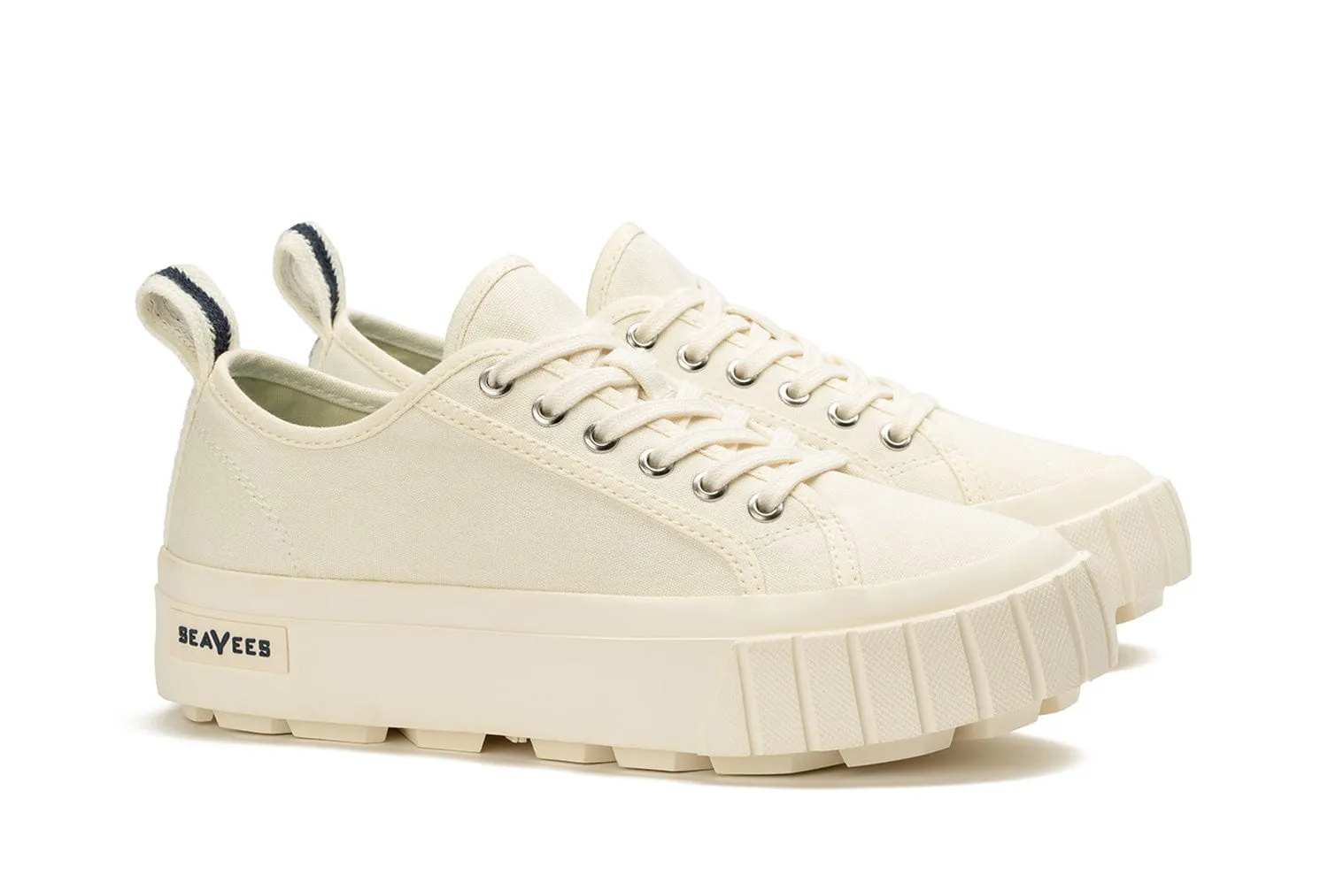 Womens - Melrose Lug Platform - White