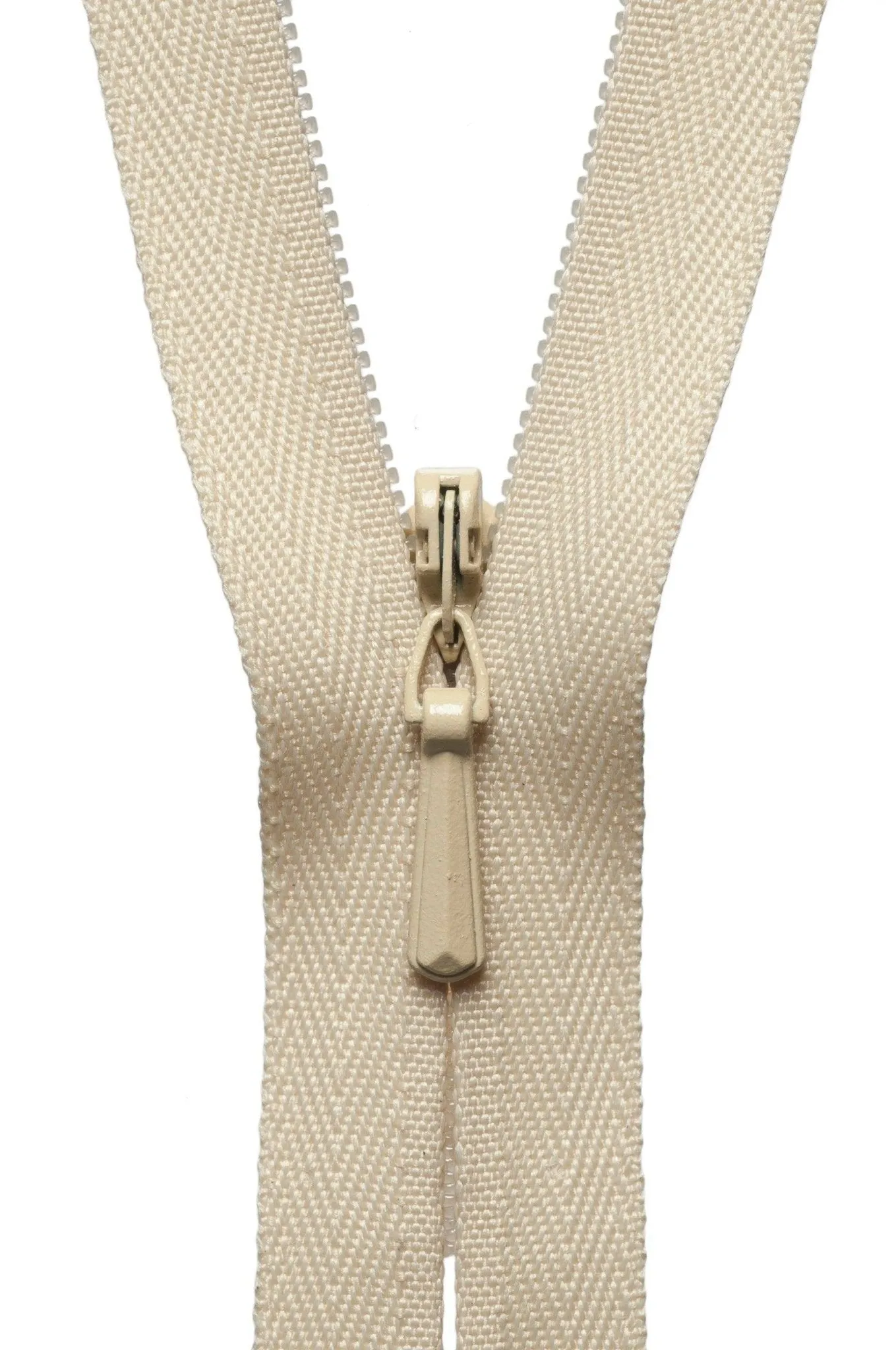 YKK Concealed / Invisible Zip - 41cm / 16'' - Honey 551